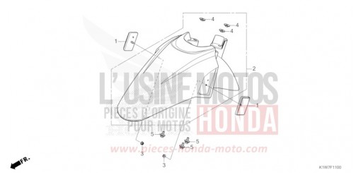 KOTFLUEGEL, VORNE SH350ASM de 2021